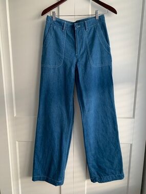 APC Women’s Jean Rue Madame Paris Straight Wide Leg Women's size 28